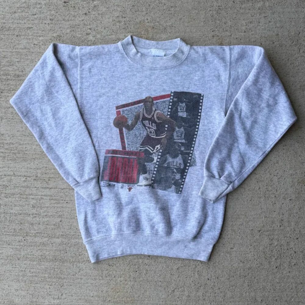 Vintage 90s Michael Jordan Chicago Bulls Salem Sportswear Sweatshirt Youth M